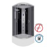 Душевая кабина Niagara Classic NG-2507-14F (80х80х215) высокий поддон(40см),стекло тонированное,4 места