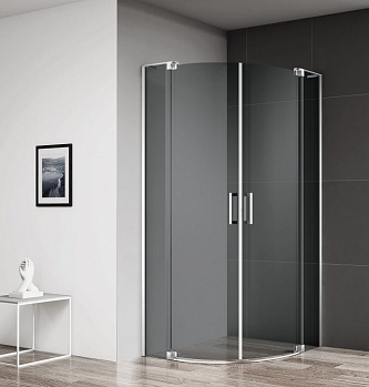 Душевой уголок CEZARES SLIDER-R-2-90/100-GRIGIO-Cr