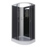 Душевая кабина Niagara Classic NG-3512-14LBK (120х80х200) низкий поддон(13см),стекло тонированное,3 места