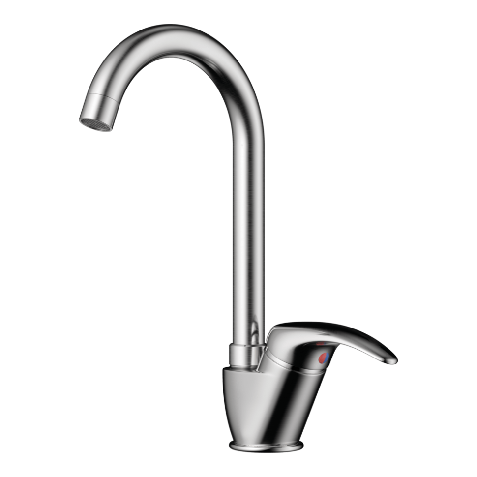 Смеситель для кухни Omoikiri Umi-BN латунь/нержавеющая сталь