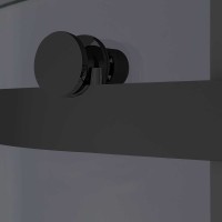 Душевая дверь Como-N VDS-4CN160CGB, 1600, черный, стекло тонированное