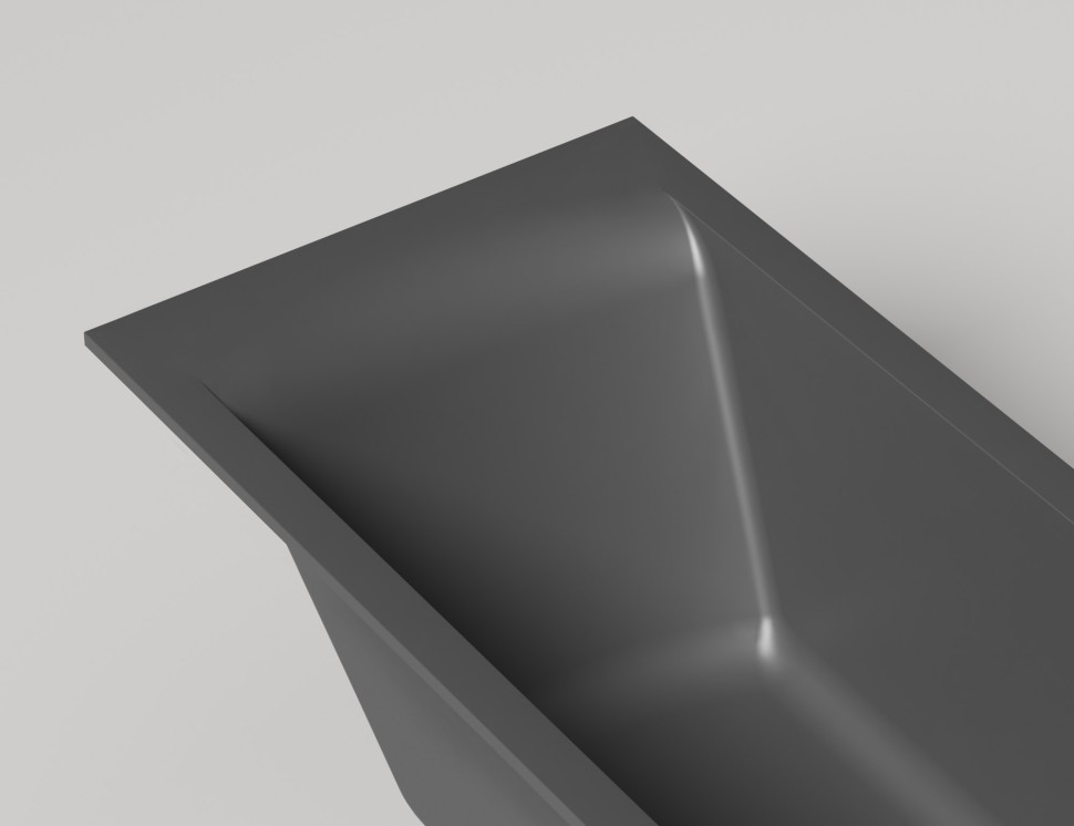 Ванна встраиваемая CASCATA KIT 170x75 S-Sense Матовое