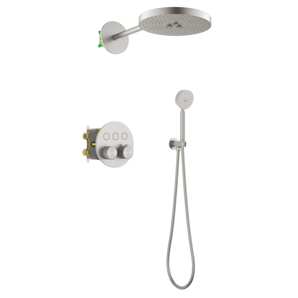 Душевая система встроенная с термостатом Timo Saona SX-2308/13SM никель