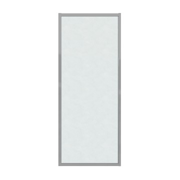 Боковая стенка Grossman Style 200.K33.05.80.10.02 (80х195) хром,стекло шиншилла, 1 место