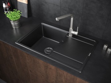 Смеситель для кухни KASSEL, брашированная сталь, Ka214311-BS, Paulmark