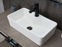 Раковина Gid N9092 51202 накладная белая 55x31x14