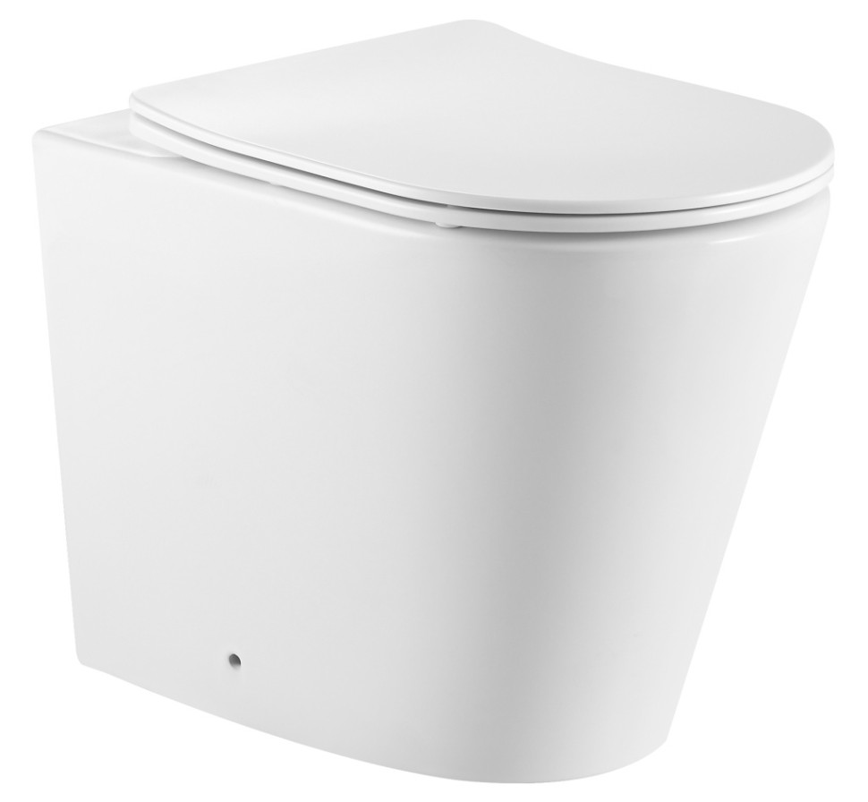 Унитаз приставной IBERICA BLANCA BURGOS ALTO Tornado белый (IB.BRA.334.1B1)