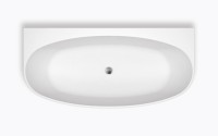 Акриловая ванна без перелива BELBAGNO BB83-1700-W0