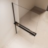 Душевая перегородка Walk-In VSW-1HR100CLB, 1000*2000, черный, стекло прозрачное