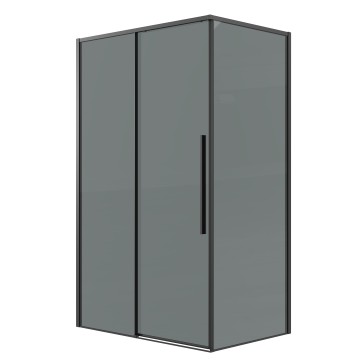 Боковая стенка Grossman Galaxy 200.K33.01.80.21.10 (80х195) черный матовый,стекло тонированное, 1 место
