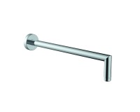 Кронштейн настенный встраиваемый Demm 90°D=24 L=350, хром  