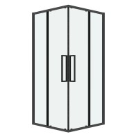 Душевое ограждение Grossman Cosmo 300.K33.02.1010.42.00 (100х100х195) квадрат,раздвижная,графит сатин,стекло прозрачное, 1 место