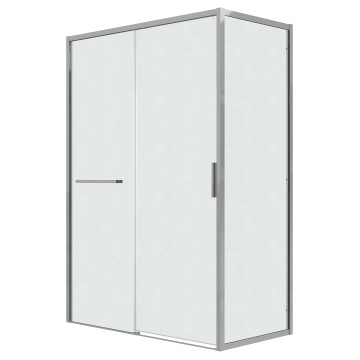 Боковая стенка Grossman Style 200.K33.05.90.10.02 (90х195) хром,стекло шиншилла, 1 место