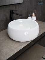 Раковина Gid N9140 51213 накладная белая 40x40x15.5