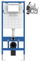 Инсталляция для подвесного унитаза IBERICA BLANCA SILENCIO SENSOR с комбинированным управлением (сенсор+механическая клавиша) IB.001S