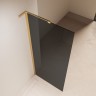 Душевая перегородка Волк-Ин (Walk-In) VLSW-1H900CGG, 900*2000, брашированное золото, стекло тонированное