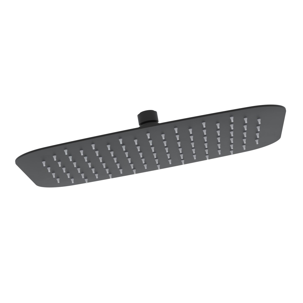 Верхний душ BERGES VENTAS O BLACK 30x20 см, черный матовый