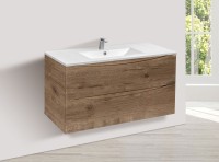 База под керамическую раковину Mia 1000 подвесная, 2 выкатных ящика soft close, V.Oak