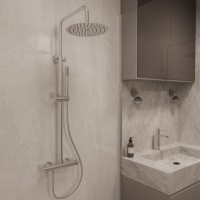 Душевая стойка City VSFS-4CT1BN, брашированный никель