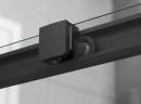 Душевое ограждение Ambassador Queen 11011204Black (100х100х200) квадрат,черный,стекло прозрачное,раздвижная,1 место