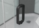 Душевое ограждение Ambassador Queen 11011204Black (100х100х200) квадрат,черный,стекло прозрачное,раздвижная,1 место