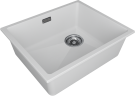 Мойка LUMI 55UNI-SKEW, IT-GRANIT, LU55SK-WH, белый, 555х440, Paulmark