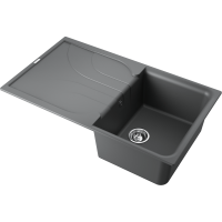 Кухонная мойка Omoikiri Yasugata 86-PL Tetogranit/платина