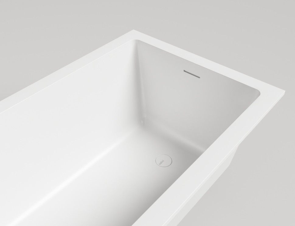 Ванна встраиваемая CASCATA KIT 170x75  покраска по RAL полностью S-Sense Глянцевое