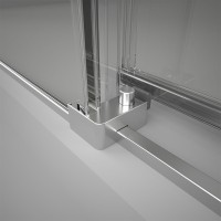 Душевая дверь Veconi Vianno VN-75, 1300x2000, хром, стекло прозрачное