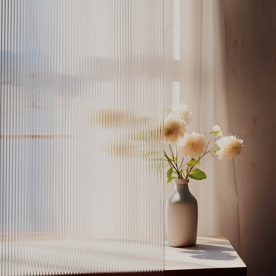 Душевая перегородка Veconi Korato KR-81F, 700x2000, хром, стекло рифленое осветлённое New