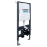 Комплект подвесной унитаз ABBER Rechteck AC1201 белый с инсталляцией AC0105 и кнопкой AC0121NG никель