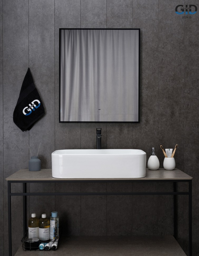 Раковина Gid N9599 51231 накладная белая 61x38x15