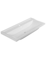 Раковина для ванной Uperwood Family 100х45х17,9 см, белая глянцевая