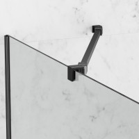 Душевая стенка SKY BLACK 1400