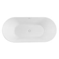 Акриловая ванна BELBAGNO BB411-1700-800-MATT, белая матовая