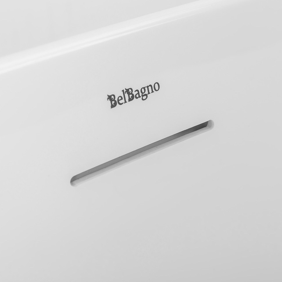 Акриловая ванна BELBAGNO BB411-1700-800-MATT, белая матовая