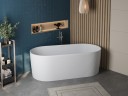 Акриловая ванна BELBAGNO BB411-1700-800-MATT, белая матовая