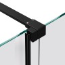Душевая перегородка Walk-In VSW-1WSL120CLB, 1200*2000, черный матовый, стекло прозрачное