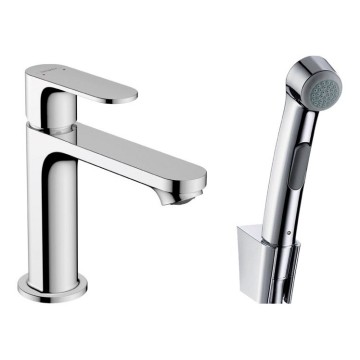 Смеситель для раковины Hansgrohe Rebris S с гигиеническим душем 72215000 хром