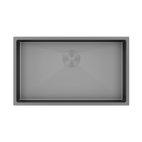 Мойка нерж. сталь NEXT 74 UNI, PM217444-MG, матовый серый, 740х440мм, Paulmark 1,2мм