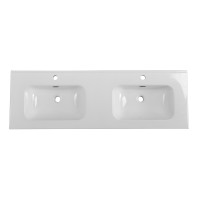 Керамическая раковина с двумя чашами BelBagno BB1400-2-ETL