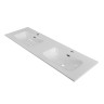 Керамическая раковина с двумя чашами BelBagno BB1400-2-ETL