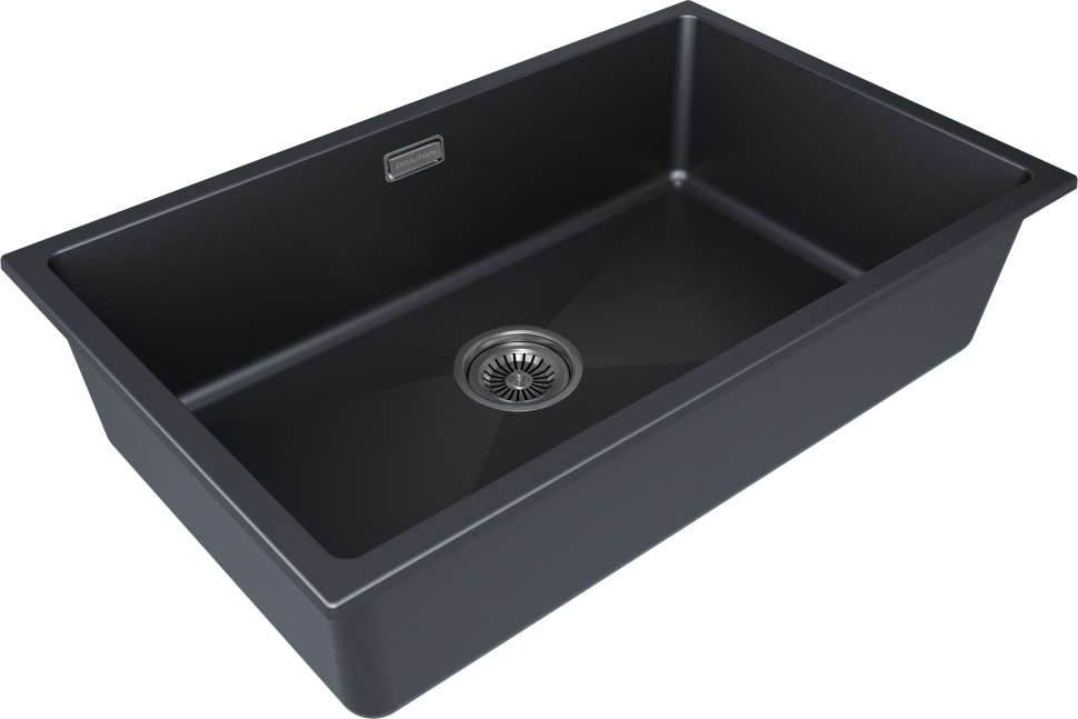 Мойка LUMI 74UNI, IT-GRANIT, LU74-AN, антрацит, 740х460, Paulmark