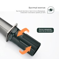 Смеситель Splenka для умывальника S31.10.09 Графит