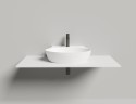 Раковина накладная ALDA WALL 01 580х450х150 S-Stone Матовое