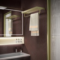 Полка для полотенец Timo Petruma 15258/17 золото матовое