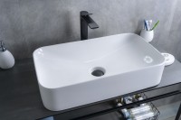 Раковина Gid N9596 51199 накладная белая 61x35x13