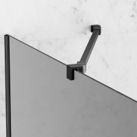 Душевая стенка SKY BLACK 800 тонированное стекло
