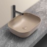 Раковина керамическая Vincea VBS-101MC, 505*405*140, накладная, цвет капучино матовый