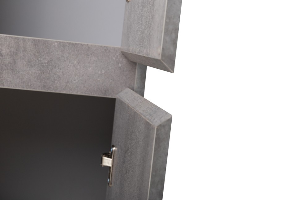 Шкаф подвесной BelBagno KRAFT-1600-2A-SC-CG-R Cemento Grigio